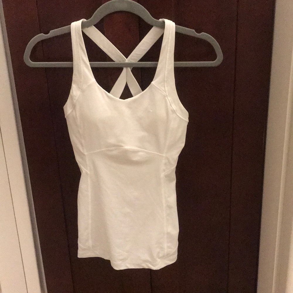 Lululemon tank top size 4 white